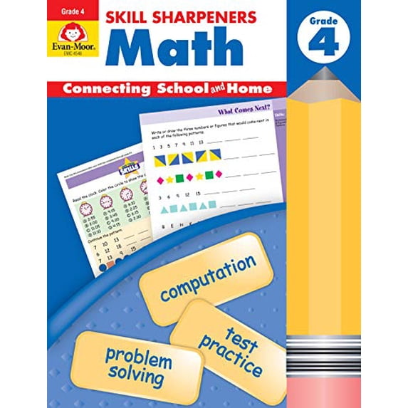 Pre-Owned Skill Sharpeners Math Grade 4 (Paperback) 1596730560 9781596730564