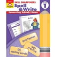 thumbnail image 1 of Pre-Owned Skill Sharpeners: Spell & Write, Grade 1 Workbook (Paperback) 1596730455 9781596730458, 1 of 1