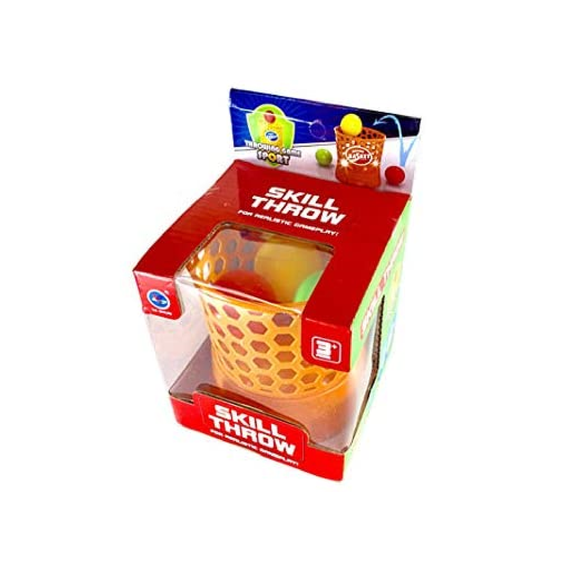 Skill Throw Mini Moving Game - Set with 3 Balls & 1 air Cushion Baskets -The Best Gift for Kids, Lots of Fun, Develops Brain & Eyes Skills, for Indoor and Outdoor Play!