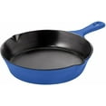 thumbnail image 1 of Skillet 6.5 Inch, Cast Iron Chefs Pan, Pre Seasoned Skillet, Safe Grill Cookware for Indoor & Outdoor Use, Blue, 1 of 6