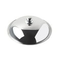 thumbnail image 1 of Skillet Lid Stainless Steel Wok Lid Cover Professional, Anti Scald, 36cm Pot Covers Cooking Pot Lid for Griddle Kitchen Cheese Top Bead Lid, 1 of 9