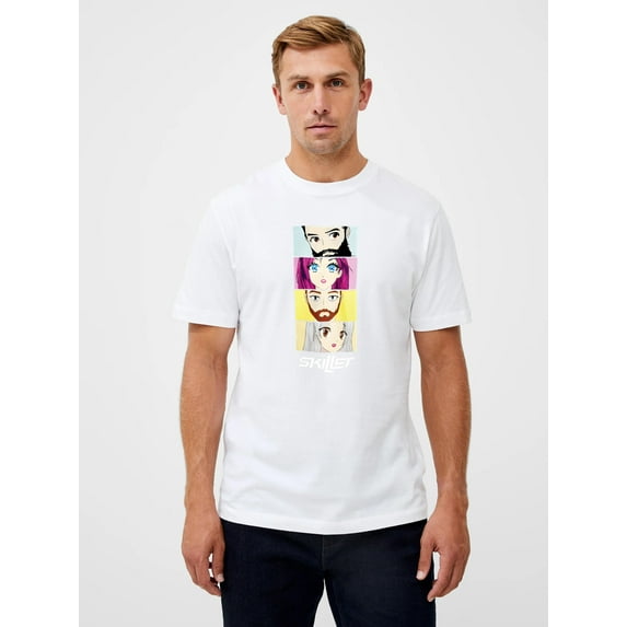 Skillet Rock Band Anime Graphic Christian Rock Music Shirt, for men & women, up to size 5XL