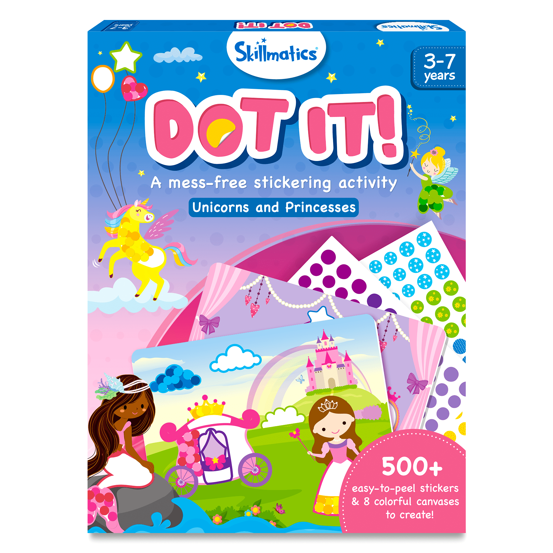 Skillmatics Foil Fun & Dot It Unicorns & Princesses Theme Bundle, Art &  Craft Kits, DIY Activities for Kids
