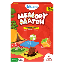Skillmatics Board Game-Memory Match Shapes Around Us, Fun & Fast Memory Game, For Boys & Girls Ages 3 To 7, Kid, Pack of 1