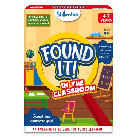 Skillmatics Card Game - Found It Classroom, Scavenger Hunt for Ages 4, 5, 6, 7, Educational, Travel Friendly, Gifts for Teachers, Kids and Families