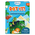 thumbnail image 1 of Skillmatics Dot It Animals Sticker Art Activity Set with 500 Plus Stickers Mess Free Travel Craft Kit for Kids Ages 3 to 7, 1 of 6