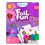 Skillmatics Foil Fun Unicorns & Princesses No Mess Craft Kit, (100+ Piece Art Set)
