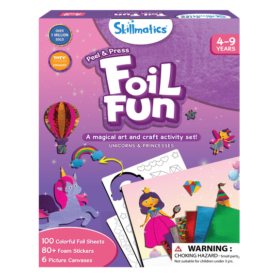 Skillmatics Foil Fun Unicorns & Princesses