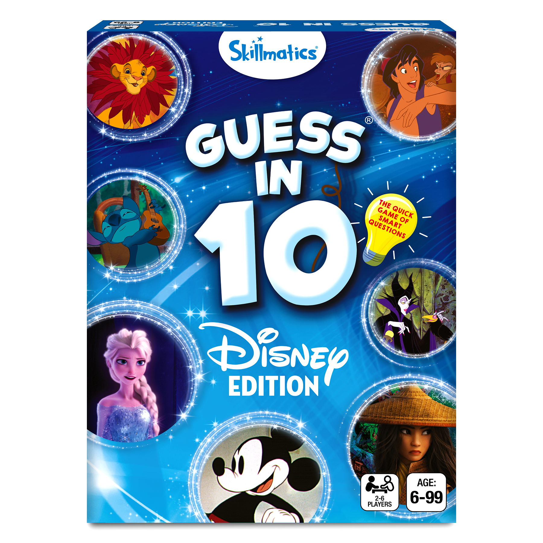 Skillmatics, Family Card Games, Guess in 10 Disney, Ages 6+