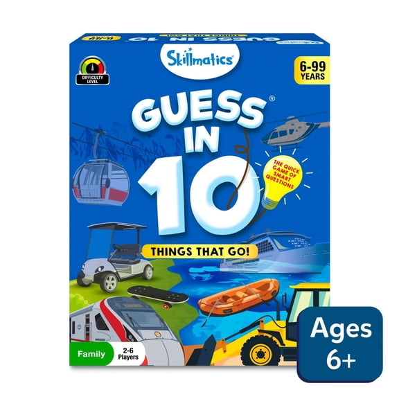 Skillmatics Guess in 10 Things that Go, Educational & Trivia Card Game
