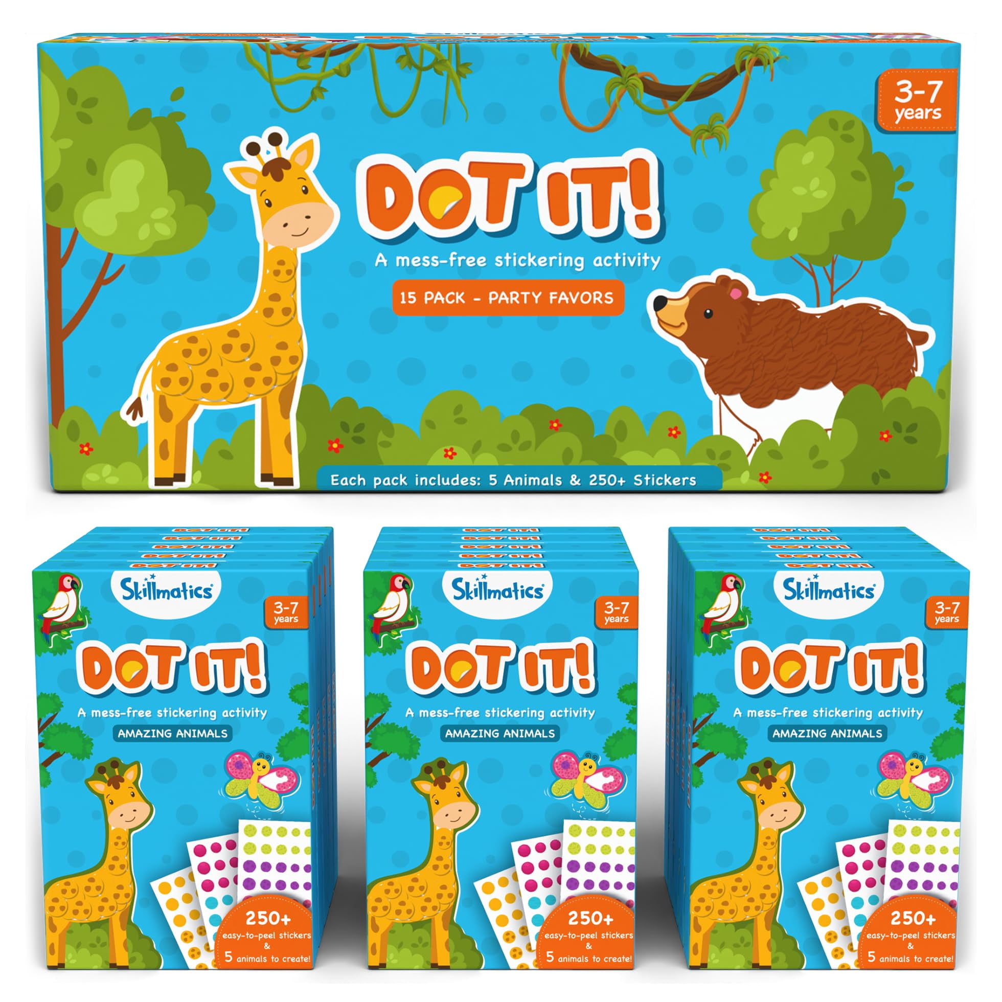 Skillmatics Party Favors (Pack of 15) - Dot It Animals, Gifts for ...