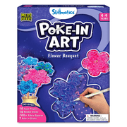 Skillmatics Poke in Art, Flower Bouquet, Creative Activity Sets for Kids, Mess-Free, DIY Craft Kit, Ages 4 to 9