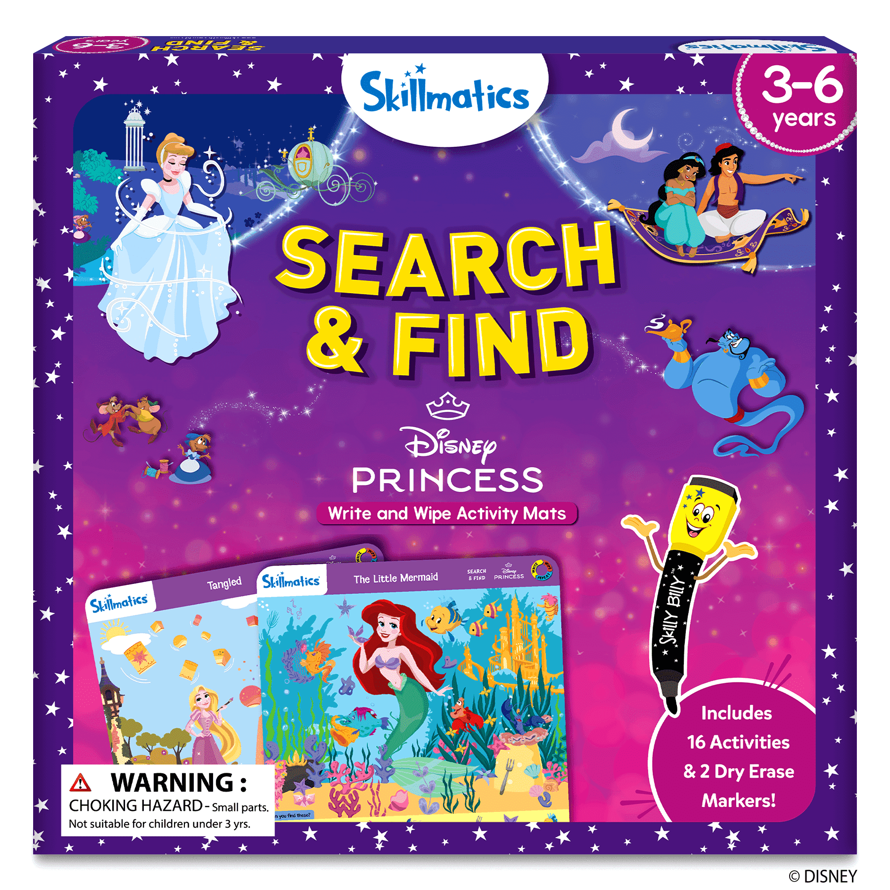 Skillmatics Search and Find Disney Princess Educational Game, 8