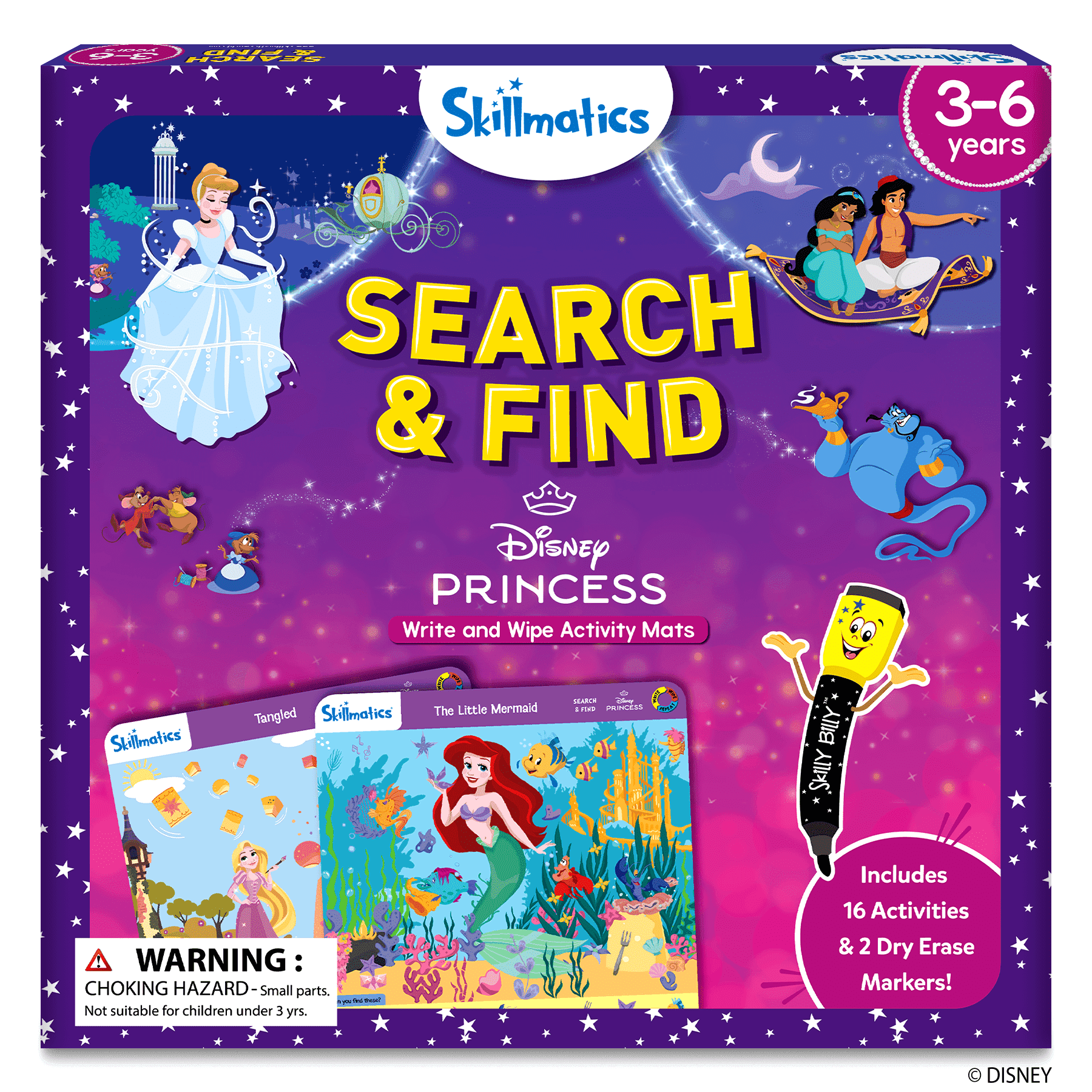 Skillmatics Search and Find Disney Princess Educational Game