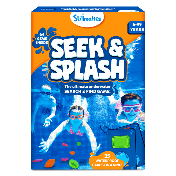 Skillmatics Seek & Splash Diving Gem Toys - Underwater Search and Find Game for Kids Ages 6 and up