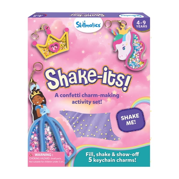 Skillmatics Shake-Its Unicorn & Princesses Craft Kit for Ages 4-9