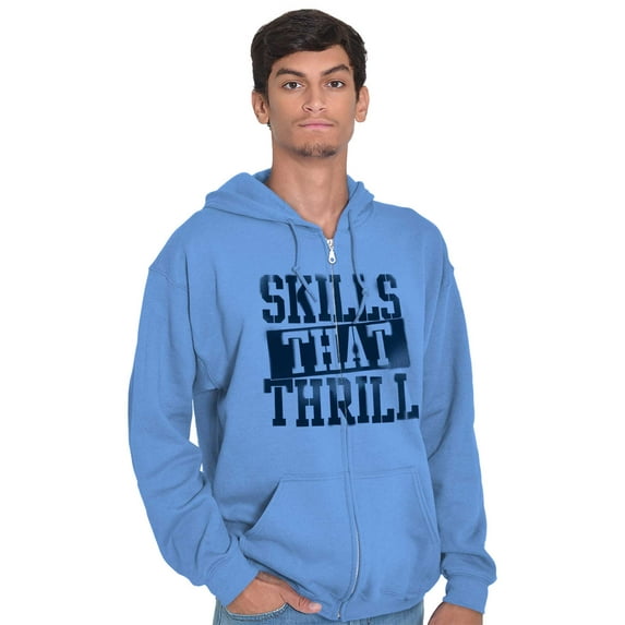 Skills That Thrill Dance Zip Up Hoodie Men's Women's Brisco Brands 2X