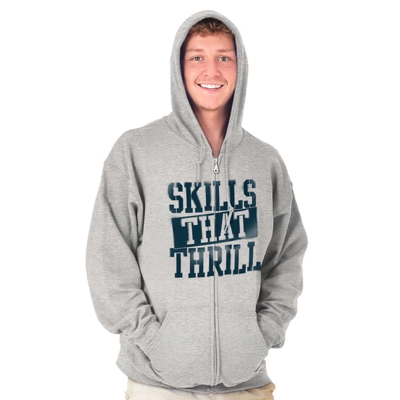 Skills That Thrill Dance Zip Up Hoodie Men's Women's Brisco Brands S