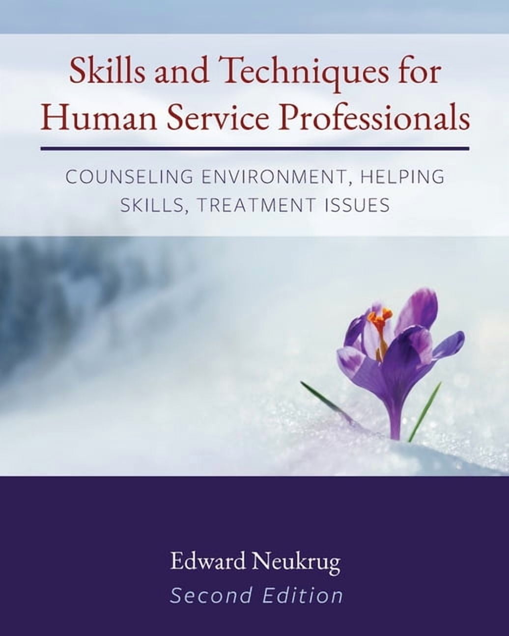 EDWARD NEUKRUG Skills and Techniques for Human Service Professionals: Counseling Environment, Helping Skills, Treatment Issues, (Paperback)