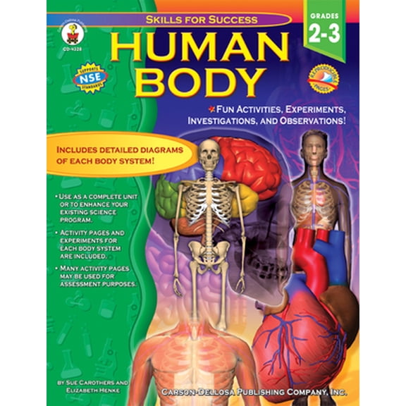 Pre-Owned Human Body, Grades 2 - 3: Fun Activities, Experiments, Investigations, and Observations! (Paperback) 0887249531 9780887249532