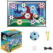 Football Accuracy Target Game – Foldable Training Mat with Ball for Indoor & Outdoor Soccer Skill Practice