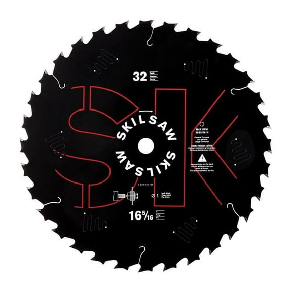 Skilsaw  16.31 Dia. x 1 in. Circular Saw Blade, Carbide Tipped - 32 Teeth
