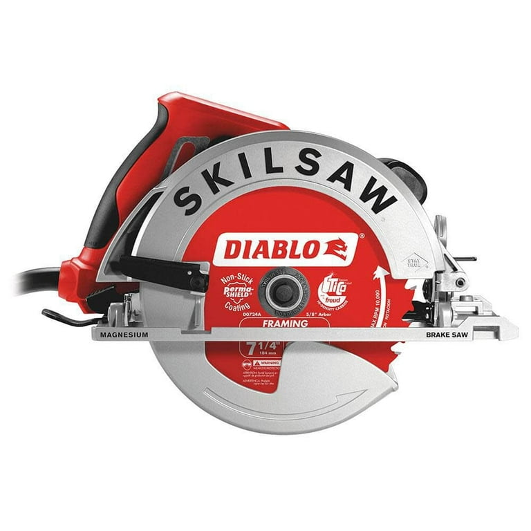 SKILSAW SIDEWINDER 15-Amp 7-1/4-in Corded Circular Saw with Brake and Magnesium Shoe SKILSAW SIDEWINDER 15-Amp 7-1/4-in Corded Circular Saw with Brake and Magnesium Shoe