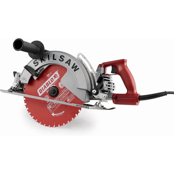 Skilsaw Magnesium Sawsquatch Worm Drive Circular Saw - 10 1/4in. 15 Amp, with Electric Brake, Model Number SPT70WM-22