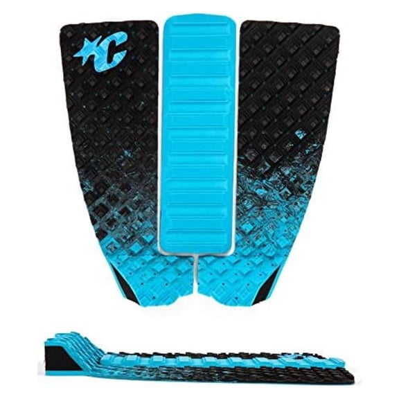 Skim Traction/Arch Combo Pad, Skimboard Traction Pads, 10mm Ridged Arch, Adhesive Backing, Lightweight Premium Formula