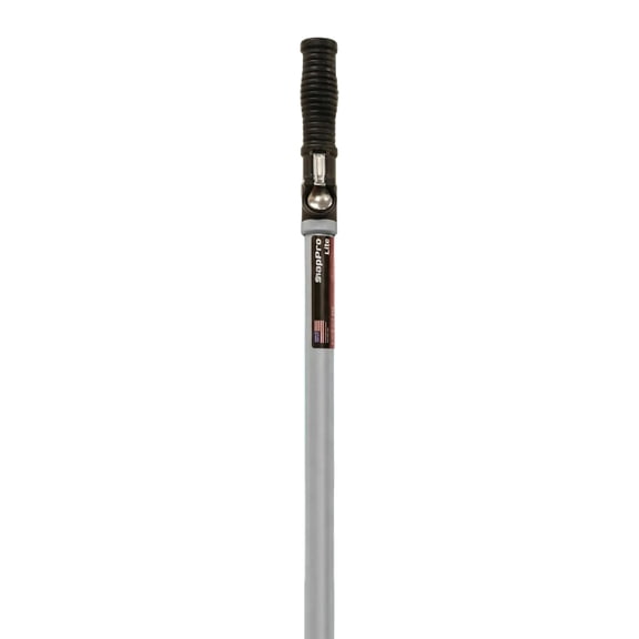 Skimlite 12 Foot SnapPro Lite Telescoping Pool Pole with Button Lock Decagon Tube Zero Spin Design Made in USA| Fits Skimmer Nets Brushes and Pool Vacuums, 1.25 Inch Diameter