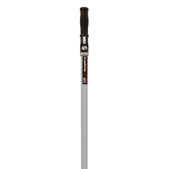 Skimlite 14.5 Foot SnapPro Telescoping Pool Pole with Button Lock Decagon Tube Zero Spin Design Made in USA| Fits Skimmer Nets Brushes and Pool Vacuums 1.25 Inch Diameter