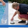 thumbnail image 1 of Skimmer Basket Handle, Universal Swimming Pool Skimmer Basket Handle Hook Pool Filter Basket Handle Fit All Inground Pool for Debris Removal Keep Hands Safe and Clean, 1 of 6