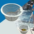 thumbnail image 1 of Skimmer Basket Pool Filter, Plastic Resin Replacement Skimmer Basket for Swimming Pool Maintenance, Water-resistant Oem Compatible Skimmer, 1 of 8