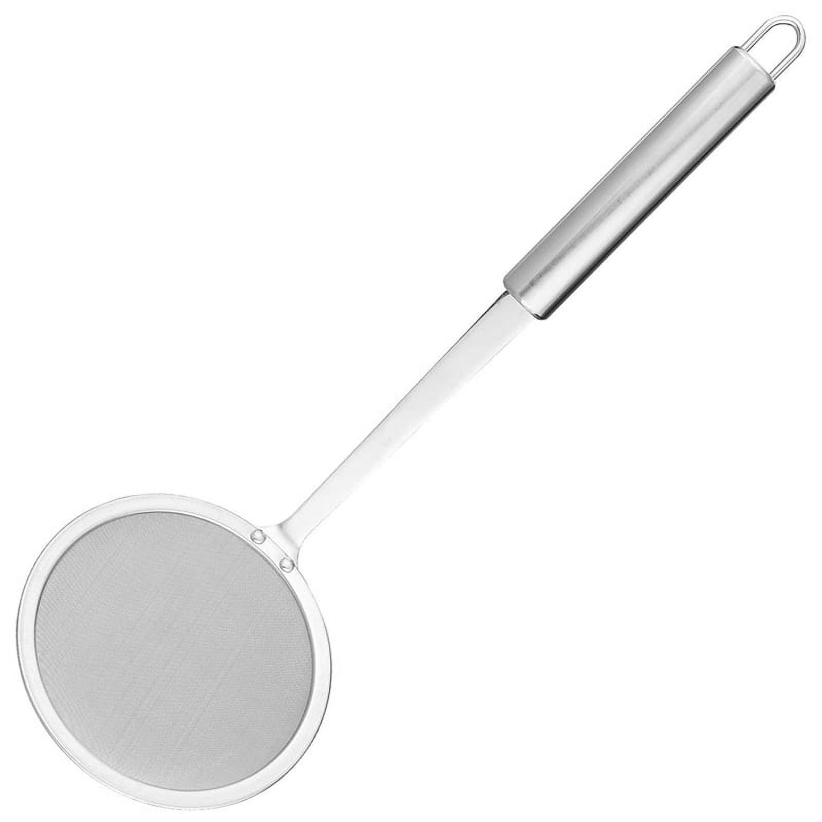 Skimmer Spoon, Stainless Steel Fine Mesh Food Strainer Japanese Hot Pot