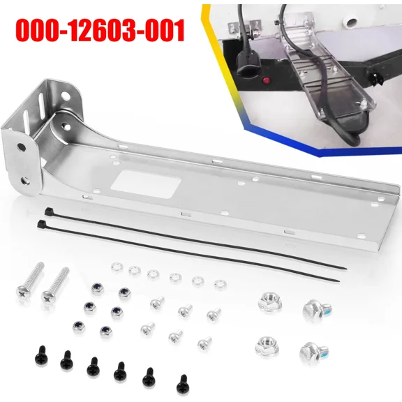 Skimmer Transducer Mount Bracket, Skimmer Transducer Mount Kit 000 12603 001 Adjustable Transducer Mount Kit Replacement for StructureScan 3D HD Transducer