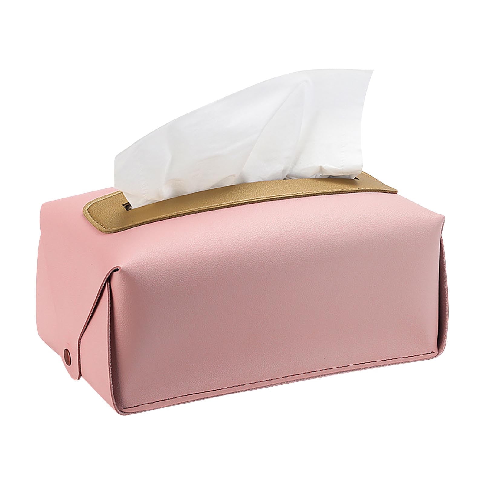 Skimskl Modern Leather Tissue Box Cover, Stylish Rectangular Tissue ...