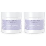Skin Actives Scientific Vitamin A Cream with ROS BioNet and Apocynin  Advanced Ageless Collection  4 fl oz - 2-Pack