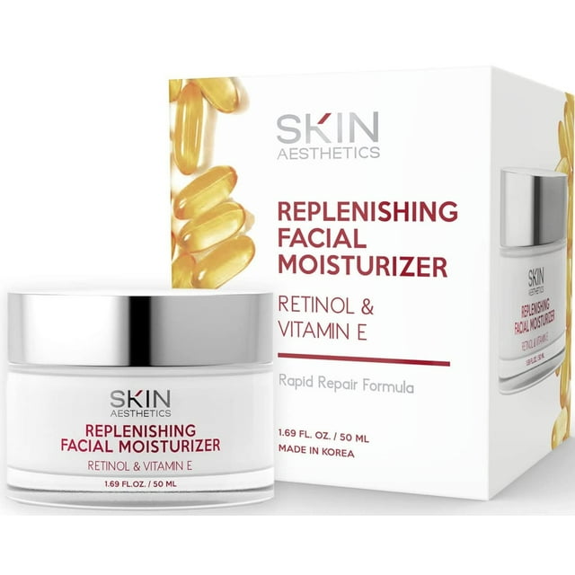 Skin Aesthetics Retinol & Vitamin E Daily Face Moisturizer Repairs