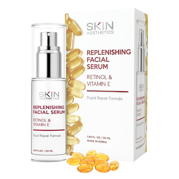 Skin Aesthetics Vitamin C & Collagen Sheet Face Mask - Reduce Wrinkles & Age Spots, Moisturizes, Hydrating & Advanced Brightening Sheet Mask - Cruelty Free Korean Skincare For All Skin Types - 5 Masks