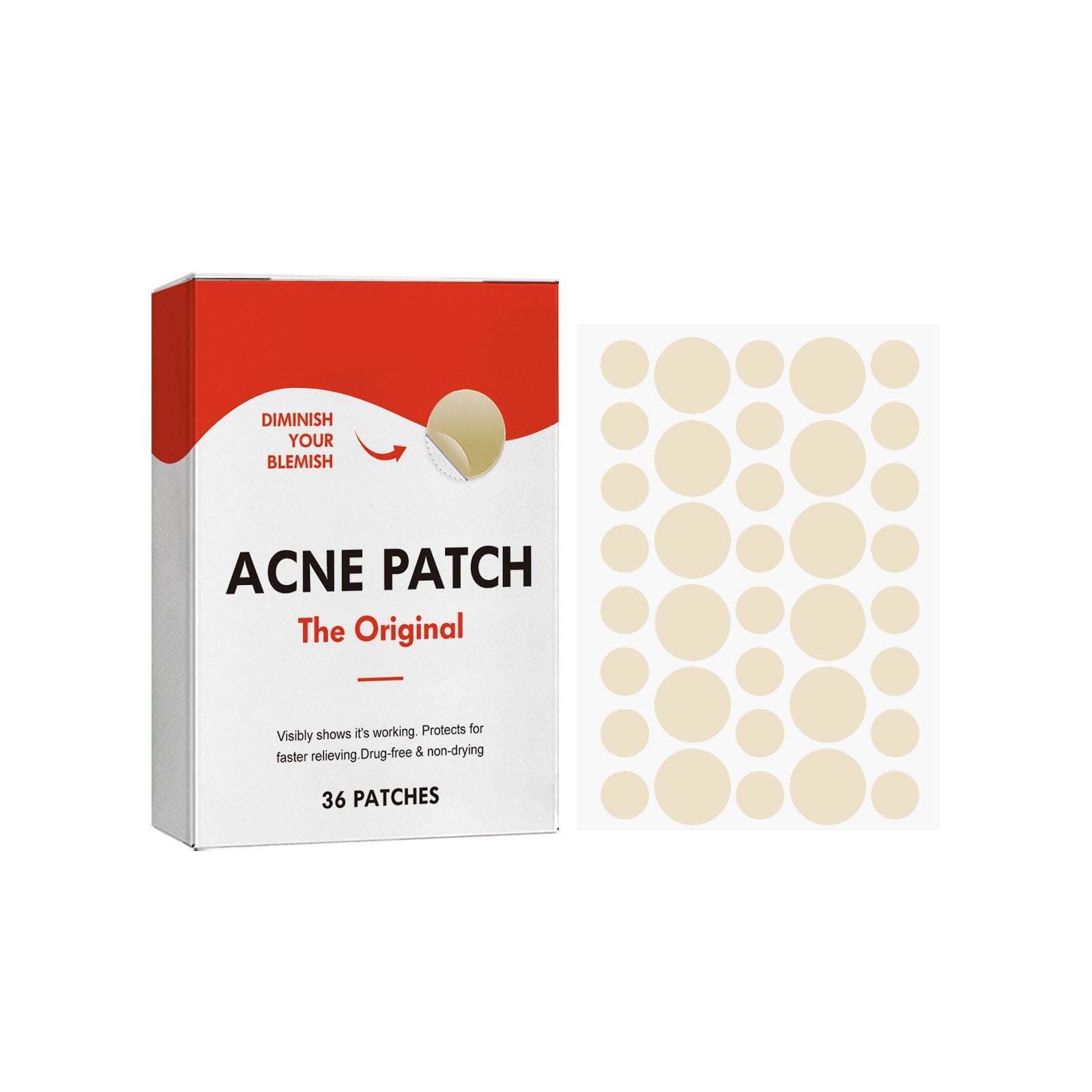 Skin And Seamless High Efficiency Grade Patch Absorbs Pustules Soothes