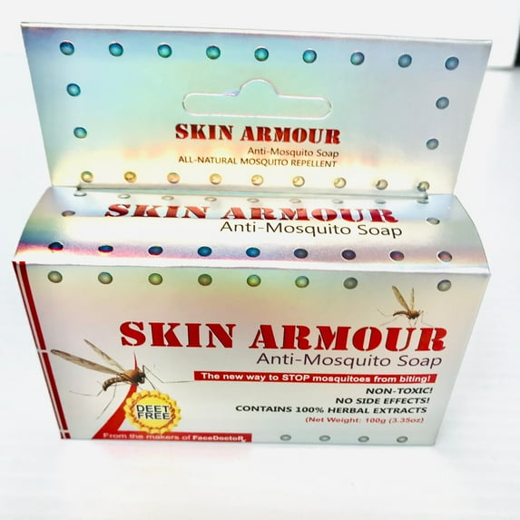 Skin Armour Anti-Mosquito Soap, 3.35 oz Mosquito Repellent