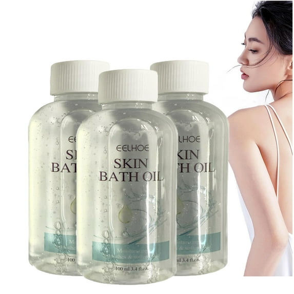 Skin Bath Oil, Body Bath Oil, Original Bath Oil, Soft & Sensual Skin Bath Oil, Skin Moisturizing Smoothes & Softens, Moisturizes Dry Skin for Women Men