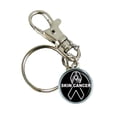 thumbnail image 1 of Skin Cancer Awareness Keychain Support Silver Plated Jewelry Key Chain, 1 of 1