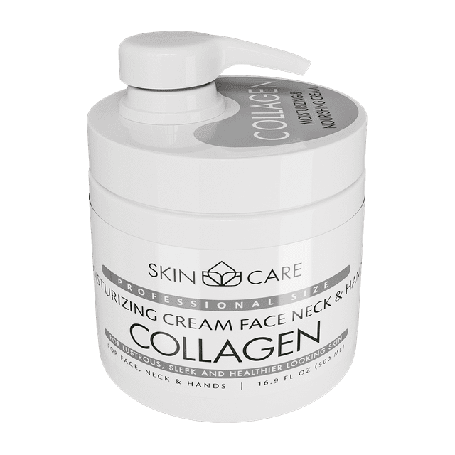 Skin Care 3in1 Collagen Moisturizing Cream for Face, Neck and Hands