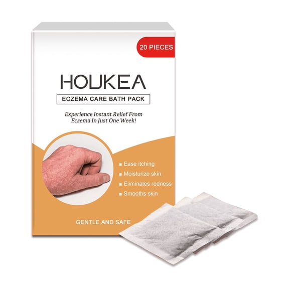 Skin Care Bath Pack for Eczema Relief, Aloe Vera & Licorice, Moisturizing & Soothing Bath Soak