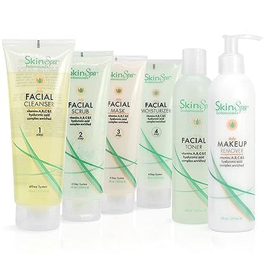 Skin Skin Care Facial Cleanser Set, Daily Routine Kit, System