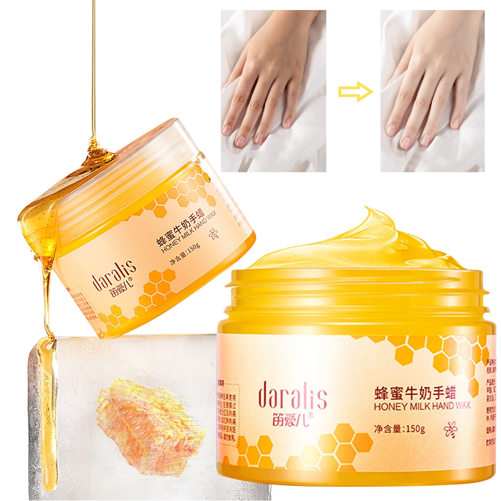 Skin Care Hydrating Exfoliating Moisturizing Milk Hand Wax Moisturizing