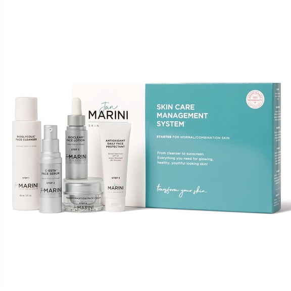 Skin Care Management System | Normal or Combination Skin | Starter/Travel Size