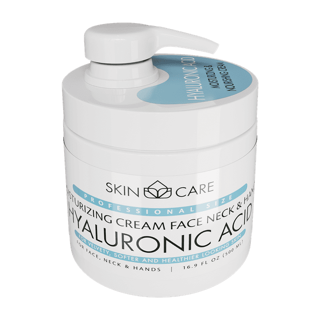Skin Care Moisturizing Cream with Hyaluronic Acid for Face, Neck