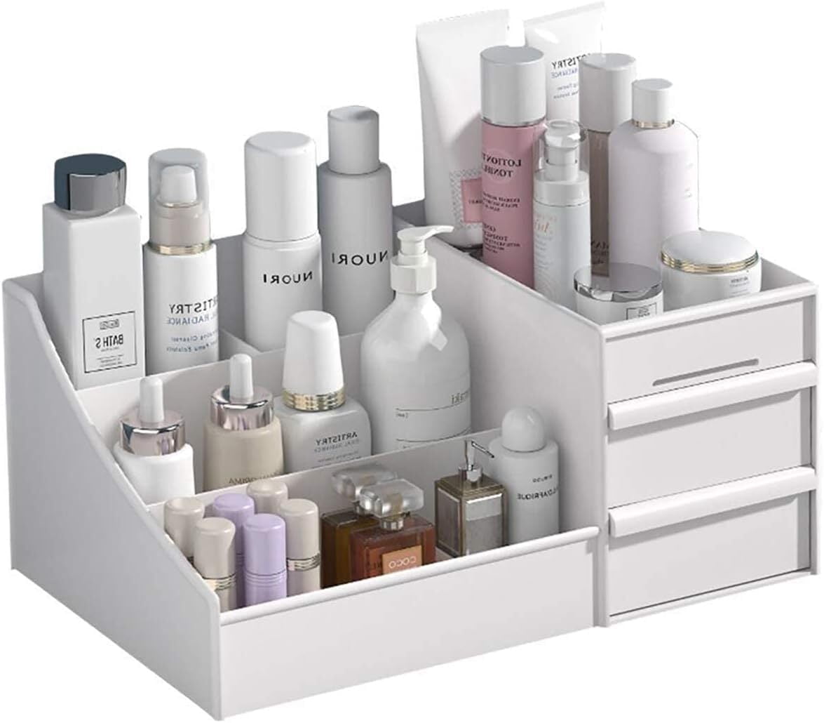 Skin Drawer Skin Care Organizer,Makeup Desk Organizer With Drawers,Countertop ...